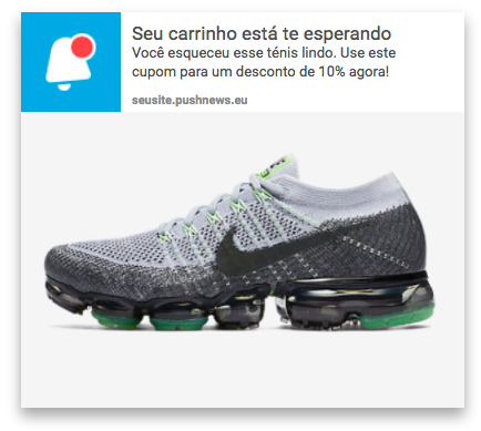 Super Push Notificatio em e-commerce